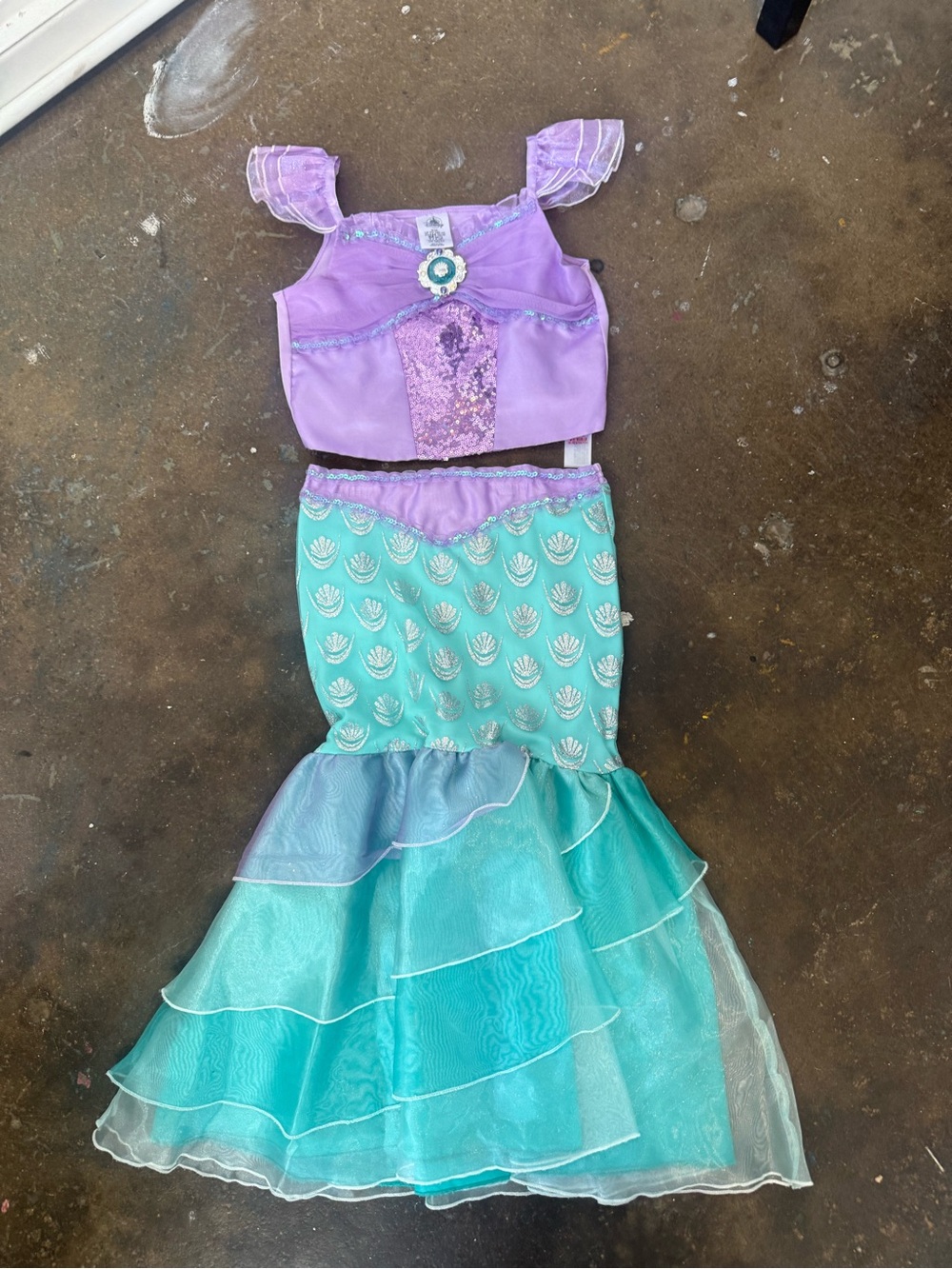 Girls Ariel mermaid costume